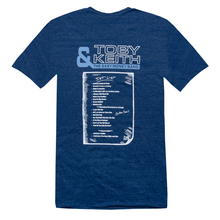 Load image into Gallery viewer, TK and the Easy Money Band Set List Tee
