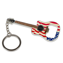 Load image into Gallery viewer, Guitar Keychain Bottle Opener
