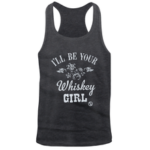 Load image into Gallery viewer, Whiskey Girl Solid Grey Tank

