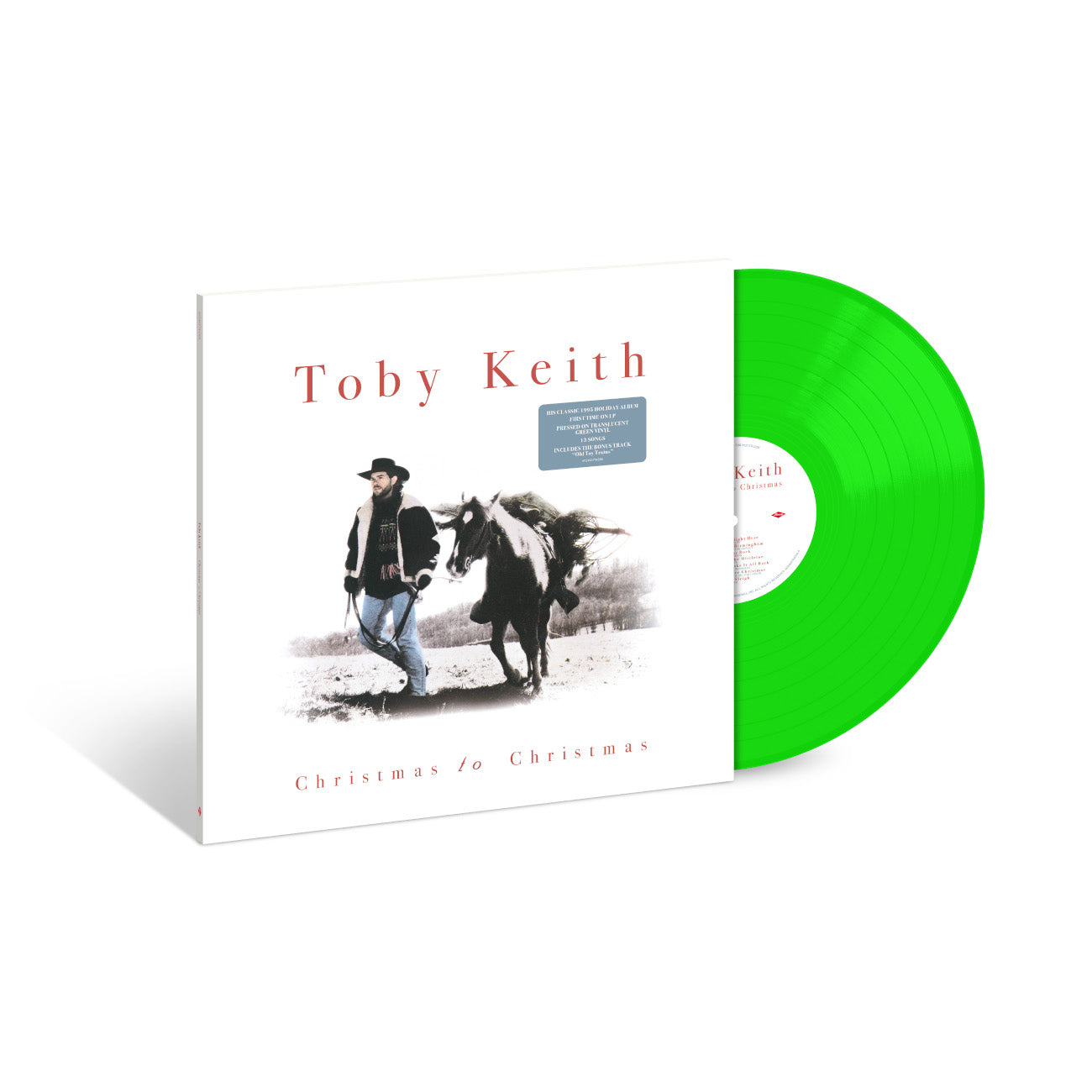 Christmas To Christmas Translucent Green Vinyl – Toby Keith