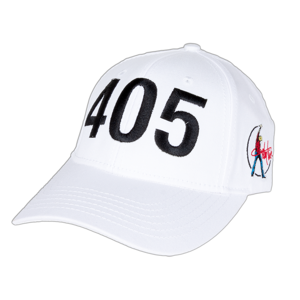 Toby Keith 405 Signature Ball Cap ( White )